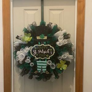 St. Pattys Day Mesh Wreath